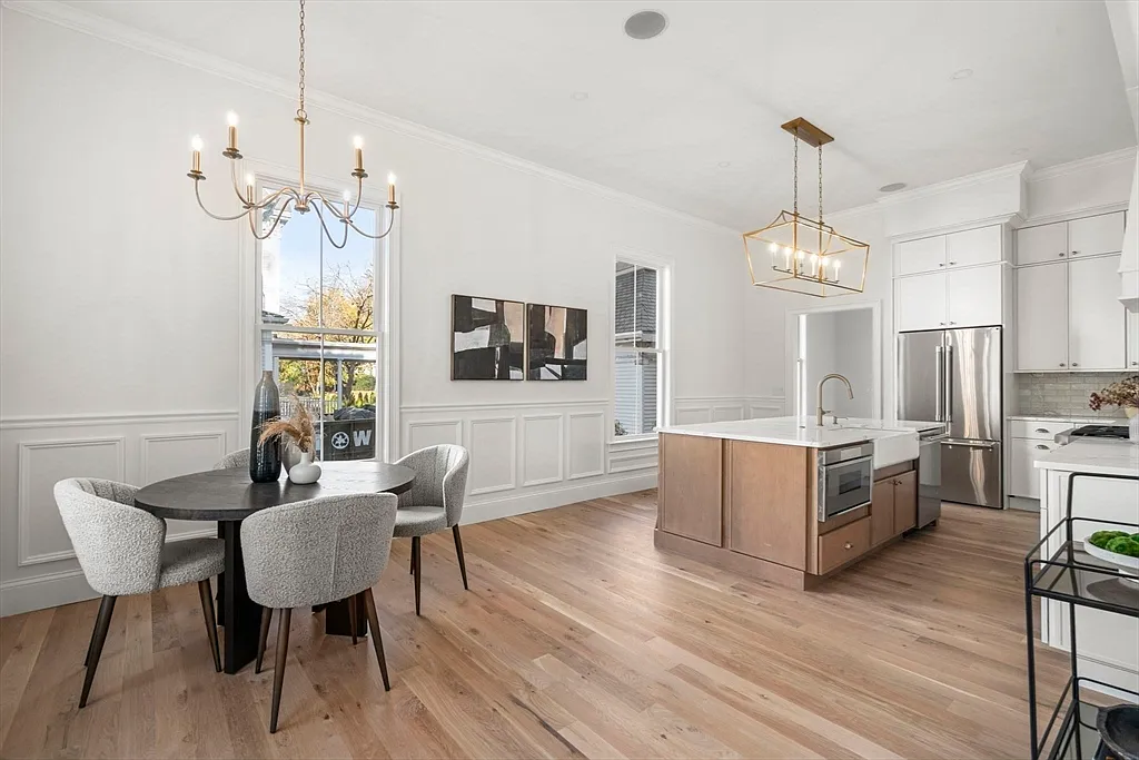 Hardwood flooring installation project by Paulista General Contractors"