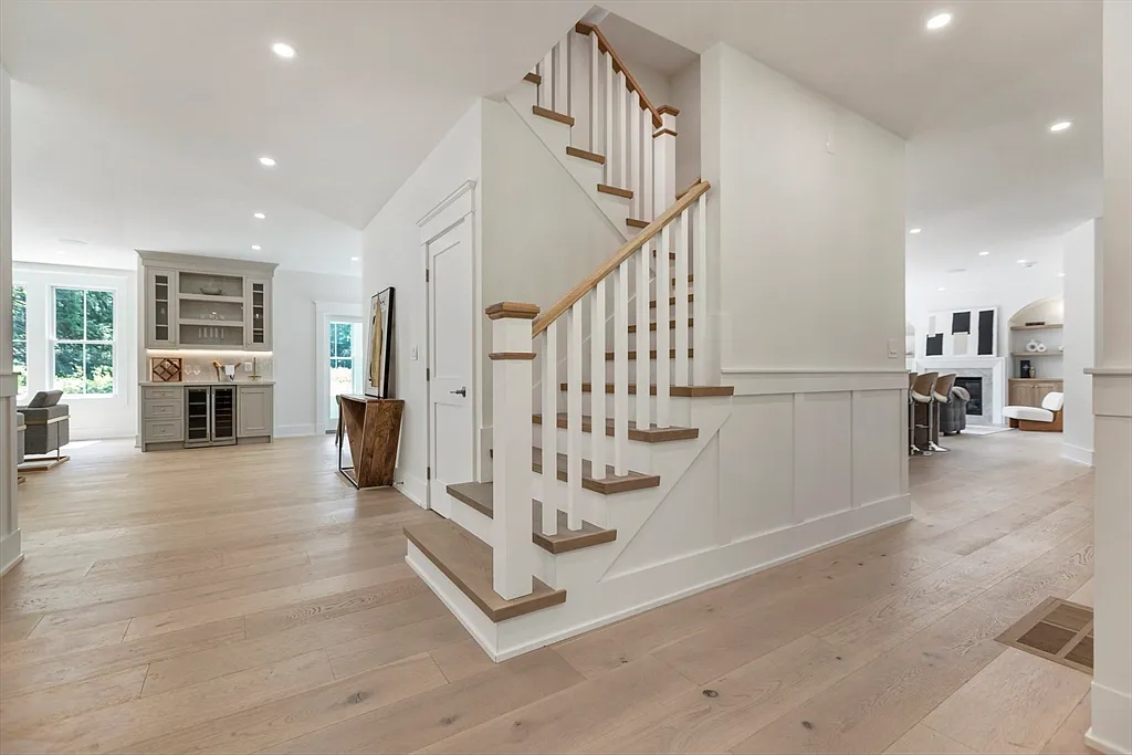 Hardwood flooring installation project by Paulista General Contractors"