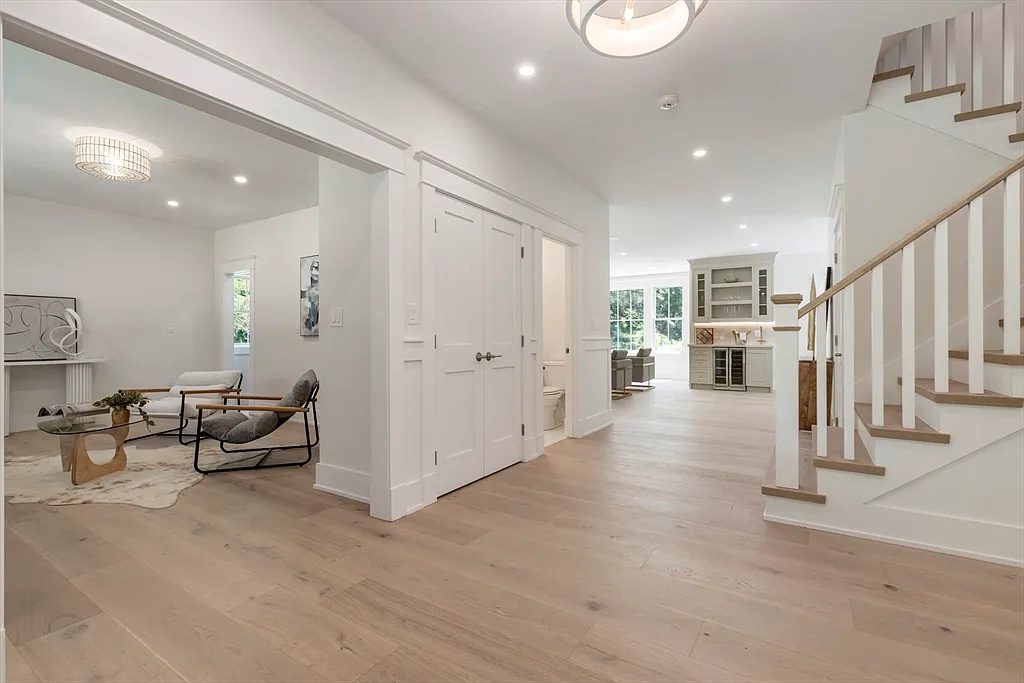 Hardwood flooring installation project by Paulista General Contractors"