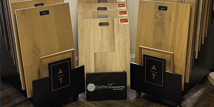 Hardwood refinish showroom in Milford MA